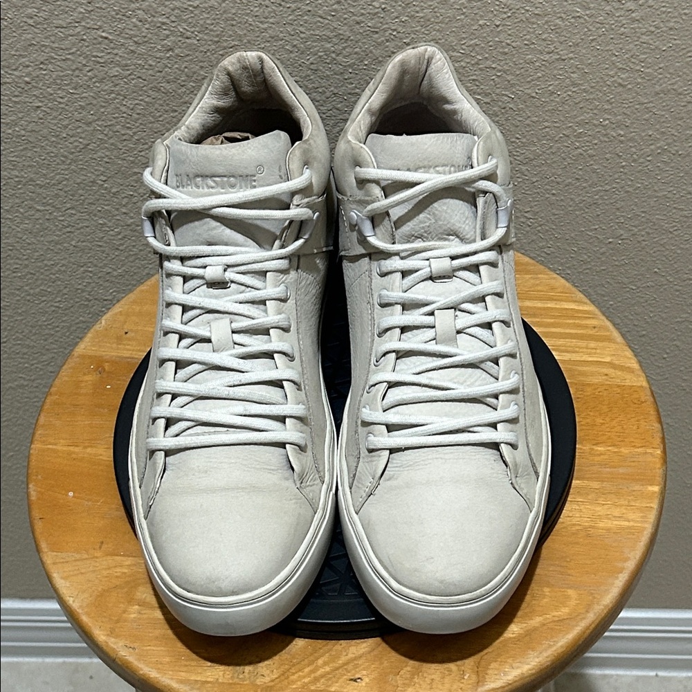 Blackstone PM-57 Windchime Mid Top Leather Sneaker. Size 45 EU 11.5 US - Picture 2 of 7